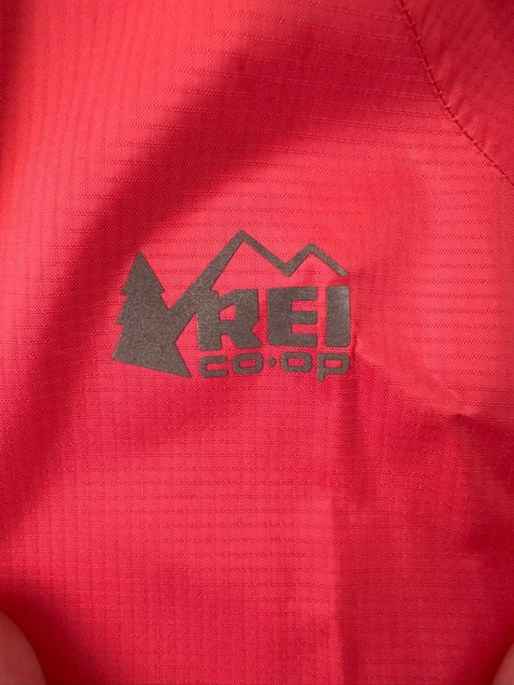Kids REI Pink Two-Tone Hooded Rain Jacket - Picture 2 of 13
